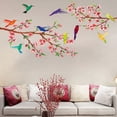 thumbnail image 3 of TIMIFIS Sticker Sticker Bird Peach Flower Wall Decal Wall Decal Wall Decor Hummingbird Home Decor, 3 of 6