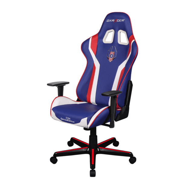  DXRacer  Formula Series Blue White and Red USA  Edition 