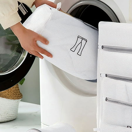 

Vikudaty Durable Fine Mesh Laundry Bags For Delicates With Premium Zipper Travel Storage Organize Bag Clothing Washing Bags For Washing Machine Laundry Blouse Bra Hosiery Stocking Unde 2022 home decor