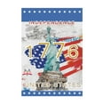 thumbnail image 2 of Boovnll 4th of July Garden Flag, 12x18" Red White Blue Double Sided Garden Flags Memorial Day Garden Flag for Outdoor, Yard, Garden, Independence Day Watercolor Decor, 4th of July Decorations, 2 of 6