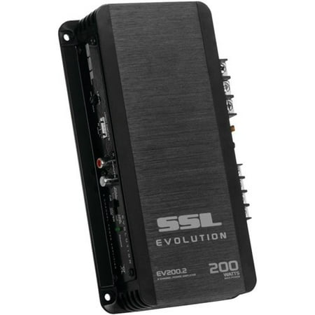 Sound Storm EVOLUTION Series EV200.2 Class AB 200-Watt 2-Channel MOSFET Amp, (Best Amp Under 200)