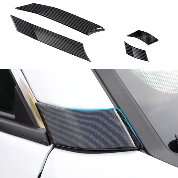 4-pack for Toyota RAV4 2019+ car rear door window C-pillar rear f for Ram e accessories -