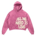 thumbnail image 2 of Cropped Hoodies for Women 2025 Y2K Graphic Harajuku Punk Crop Hoodie Streetwear Hooded Sweatshirt Pullover Tops, 2 of 4
