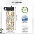thumbnail image 4 of Honeii Sunflowers 5 Print 18 oz Insulated Water Bottle with Straw Lid, Stainless Steel Sports Water Bottles, Double Walled Vacuum, Leak Proof, 4 of 8