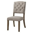 thumbnail image 5 of Contemporary Dining Room Furniture 7pc Dining Set Rectangular Table Upholstered Tufted 6 Side Chairs Casual Style, 5 of 6