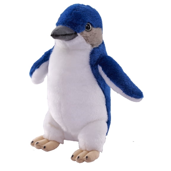 Wild Republic Blue Penguin, Cuddlekins Mini, Stuffed Animal, 8 Inches, Plush Toy, Gift for Kids, Fill is Spun Recycled Water Bottles