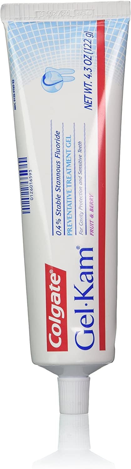 Gel-Kam Fluoride Preventive Treatment Gel Fruit and Berry Flavor 4.30 Ounce