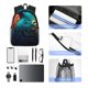 thumbnail image 4 of Easygdp Colorful Flower Bird Mochila Casual para Portátil, Mochila para Escuela, Viajes, Negocios, 4 of 6