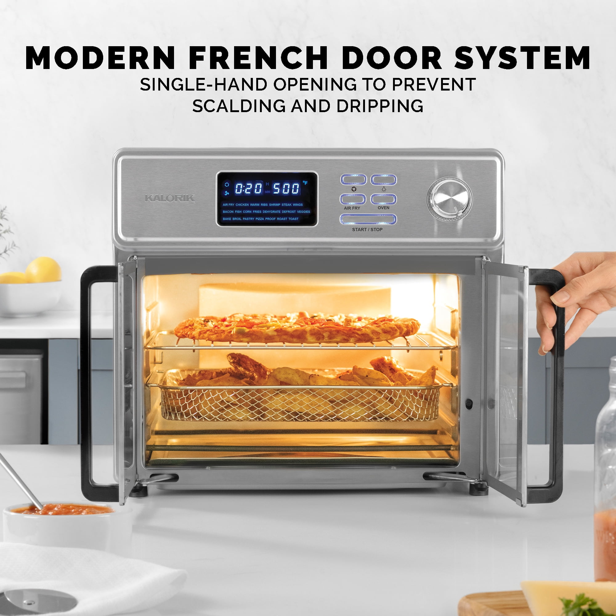Kalorik MAXX® Advance 26 Quart Digital Air Fryer Oven with 9 Accessories
