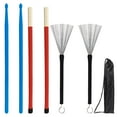 thumbnail image 1 of 1Set Brushes for Drumming Assorted Color for Musicians 16.31X0.59X0.59in, 1 of 9