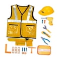 thumbnail image 2 of Chaleco de ingeniero de 20 piezas para niños, disfraz de trabajador para niños, disfraz de trabajador de Navidad, ropa de vestir de Halloween, juguete, 2 of 8