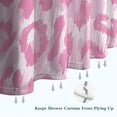 thumbnail image 6 of Pink and Pink Of Leopard Print Shower Curtain 84"x72" ,Bathroom Decorative Shower Curtains Set with 12 Hooks,Modern Waterproof Washable Shower Curtain, 6 of 6