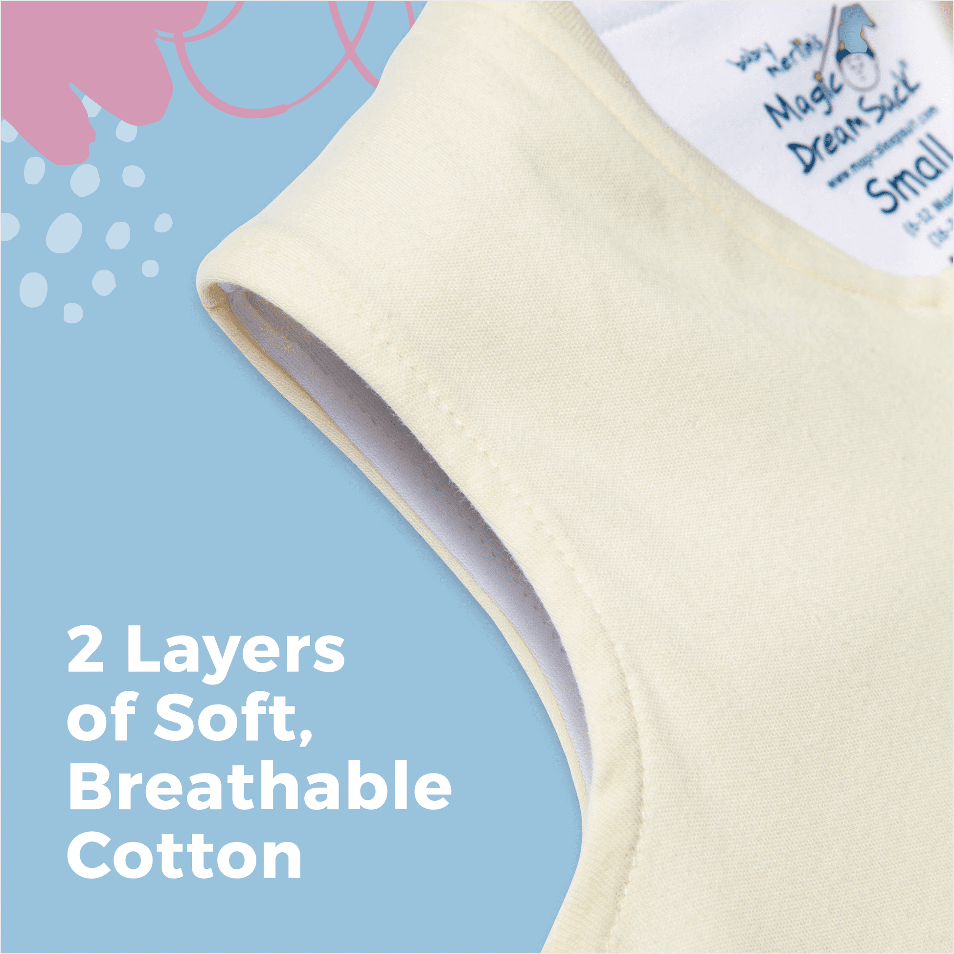 Baby Merlin's Magic Dream Sack - Double Layer Wearable Blanket - Cot