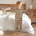 thumbnail image 6 of Leopard Print Pattern Cotton Pajamas 2 Piece Set Sleepwear Soft and Comfortable Homewear Nightwear, 6 of 7