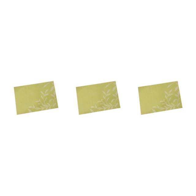Advancent Manteles individuales de hoja de PVC Manteles individuales Posavasos Mantel individual de comedor Type1 NO1