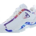 thumbnail image 2 of Fila Grant Hill 2 Low Tie Dye Girls Shoes Size 5, Color: White/Multi, 2 of 4