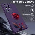 thumbnail image 4 of Threehao Funda para Samsung Galaxy S24 Ultra Case Uso Rudo, Ultra Delgado Flexible Silicona Púrpura, 4 of 6