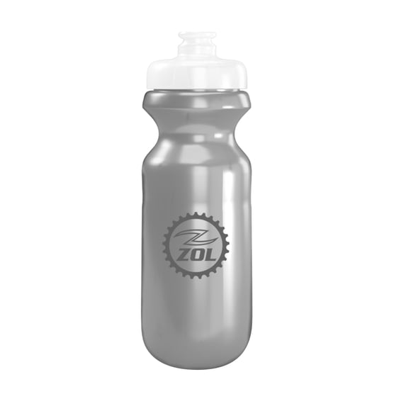 Zol Sport Mix & Match Bike Bicycle Water Bottles (Grey/White)