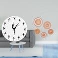 thumbnail image 2 of Reloj de pared,Reloj de pared con bailarina,reloj decorativo colgante.,Manualidades de pared,Decoración para colgar en la pared,ratán artesanal tejido,Juego de decoración de pared Adorno, 2 of 8