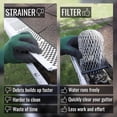 thumbnail image 5 of Filtro de Hojas para Canalones y Protector de Bajantes de Hasta 4 Pulgadas de Diámetro. Cubierta de Drenaje para Canalones y Protector de Lluvia para Bajantes de Canalones., 5 of 5