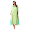 thumbnail image 6 of Layla Women’s Sleepwear 46” Knit Caftan, XS-5X, 6 of 6