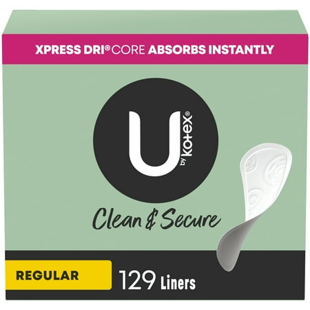 UPC 036000423358 product image for U by Kotex Clean & Secure Panty Liners  Light Absorbency  Regular Length  129 Co | upcitemdb.com