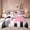 Black Pink 01, variant on meiyoeat Ombre Gradient Brushstroke Bedding for Kids Girls, Modern Line Art Duvet Cover Full, Pink Black, Pink Reversible, 3-Piece