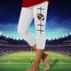 thumbnail image 1 of WILLBEST Leggings Deportivos Informales con Estampado de Rugby para Mujer, Pantalones de Yoga, Cintura Alta, Elásticos, para Correr Y Gimnasio. Extra Grande, 1 of 3