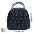 thumbnail image 3 of kladzum Large Capacity Lunch Box BagPortable Insulated Lunch BagThickened Bento Bag with Pattern, Lunch Bag, 3 of 6