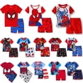 thumbnail image 2 of 2022, ropa informal para bebés, conjuntos de camisetas de Spiderman, pantalones cortos de dibujos animados para niños, traje deportivo, ropa para niños, camisetas SuitTag 95 Gao Jinjia LED, 2 of 2