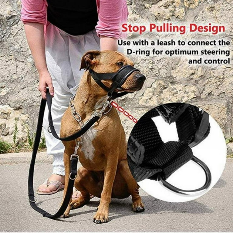 Anti Barking Dog Muzzle Adjustable Pet Mouth Muzzles for Small Large Dogs Pet Puppy Anti Bark Bite Muzzle