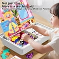thumbnail image 2 of Magnetic Puzzle-Magnetic face Toy, Magnetic Puzzles Face Dress Up Travel Game Double Side Preschool Educational Learning Toy, Enhances Creativity and Learning Portable & Easy Storage, 2 of 9
