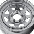 thumbnail image 3 of 16x6 Pacer 28GA Galvanized Spoke Galvanized Wheel 8x6.5 (0mm) Fits select: 1983-1994 FORD F250, 1983-1994 FORD F350, 3 of 3