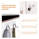 thumbnail image 3 of 12 ganchos de pared autoadhesivos sin costuras con doble cabezal., 3 of 6
