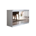 thumbnail image 6 of Viennese 2.0 Wood Buffet Stand with Mirros & 5 Shelves in White Gloss, 6 of 7