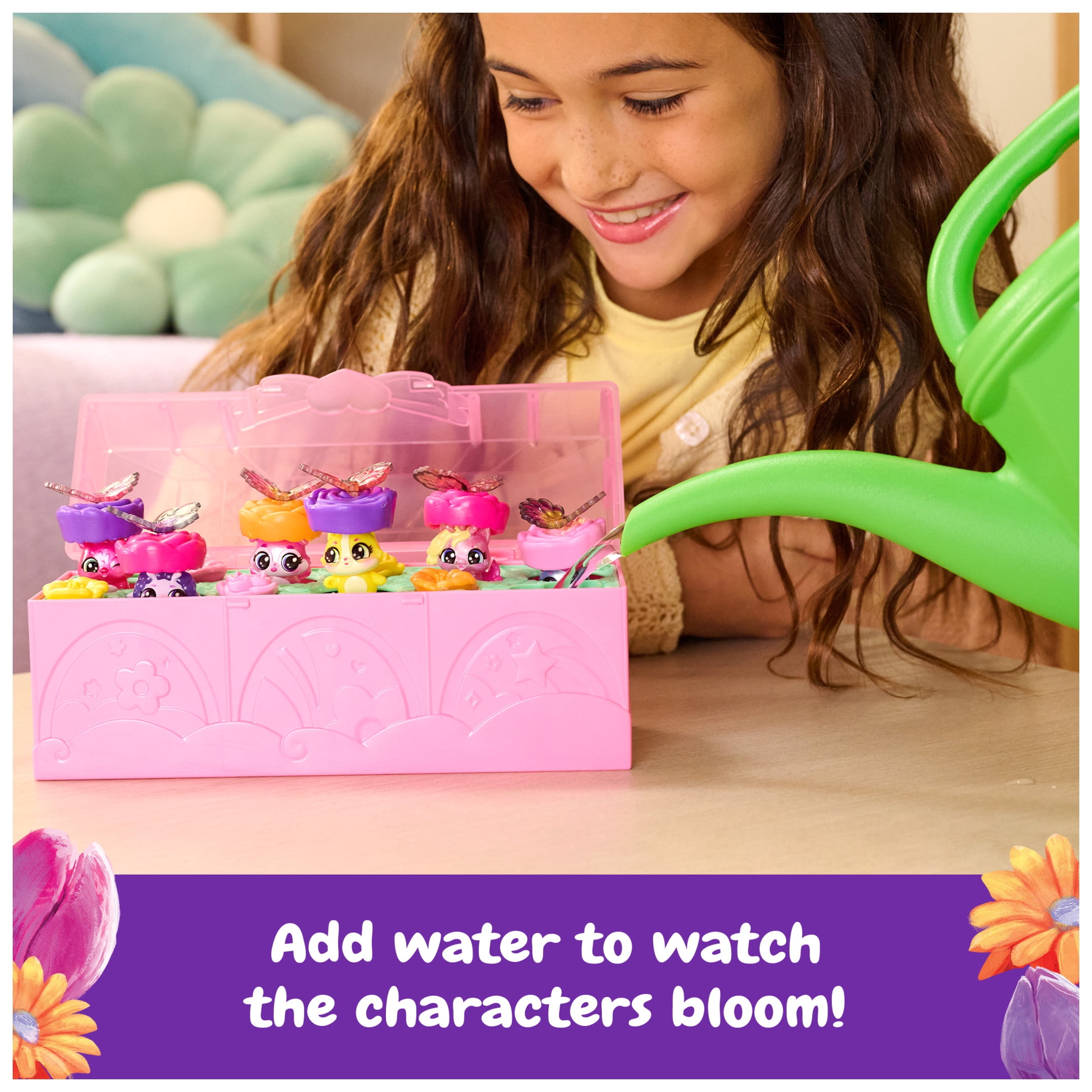 Bloomables by Hatchimals, Bloom Bash with 6 Surprise Figures & over 15 Accessories