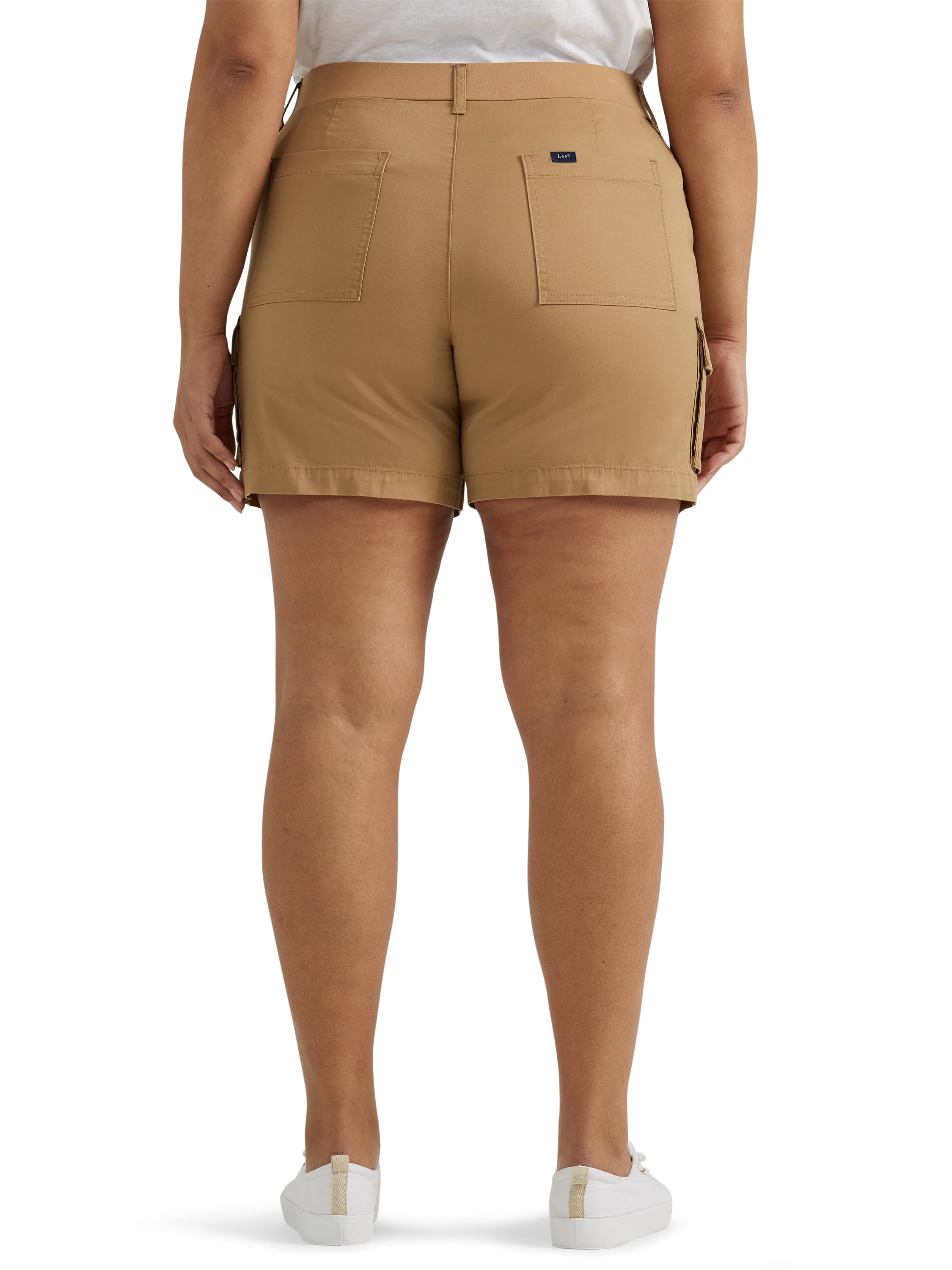 Lee® Womens Plus Size Ultra Lux Comfort with Flex to Go Cargo Short, Sizes 14-24