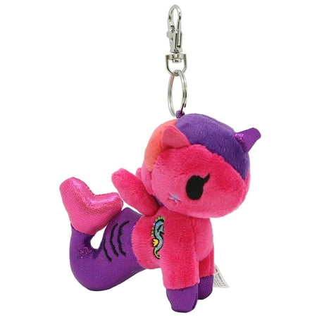 Aurora World Tokidoki Mermicorno Plush Clip-On Figure - Oceania, 4"