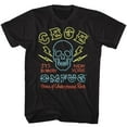 thumbnail image 1 of CBGB Neon Sign Black Adult T-Shirt, 1 of 1