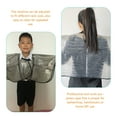 thumbnail image 3 of 2Pcs Haircut Neck Wraps for Neck Protector for Haircut Light Grey 31.5x30in Anti-static and Waterproof, 3 of 5