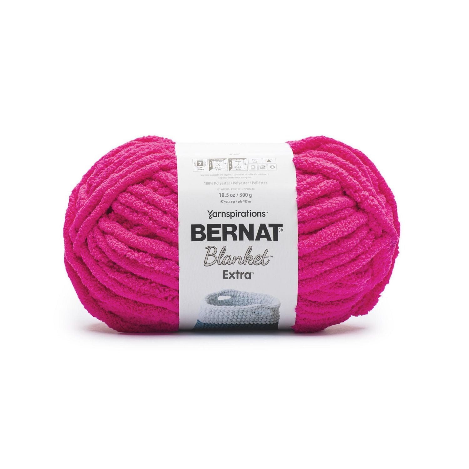 Bernat® Blanket Extra™ Yarn, Polyester #7 Jumbo, 10.5oz/300g, 97 Yards