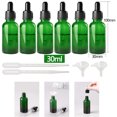 thumbnail image 4 of 12pcs Green Dropper Glass Bottle,Small Glass Bottles with Eye Dropper for Essential Oils or More Liquids, 4 of 7