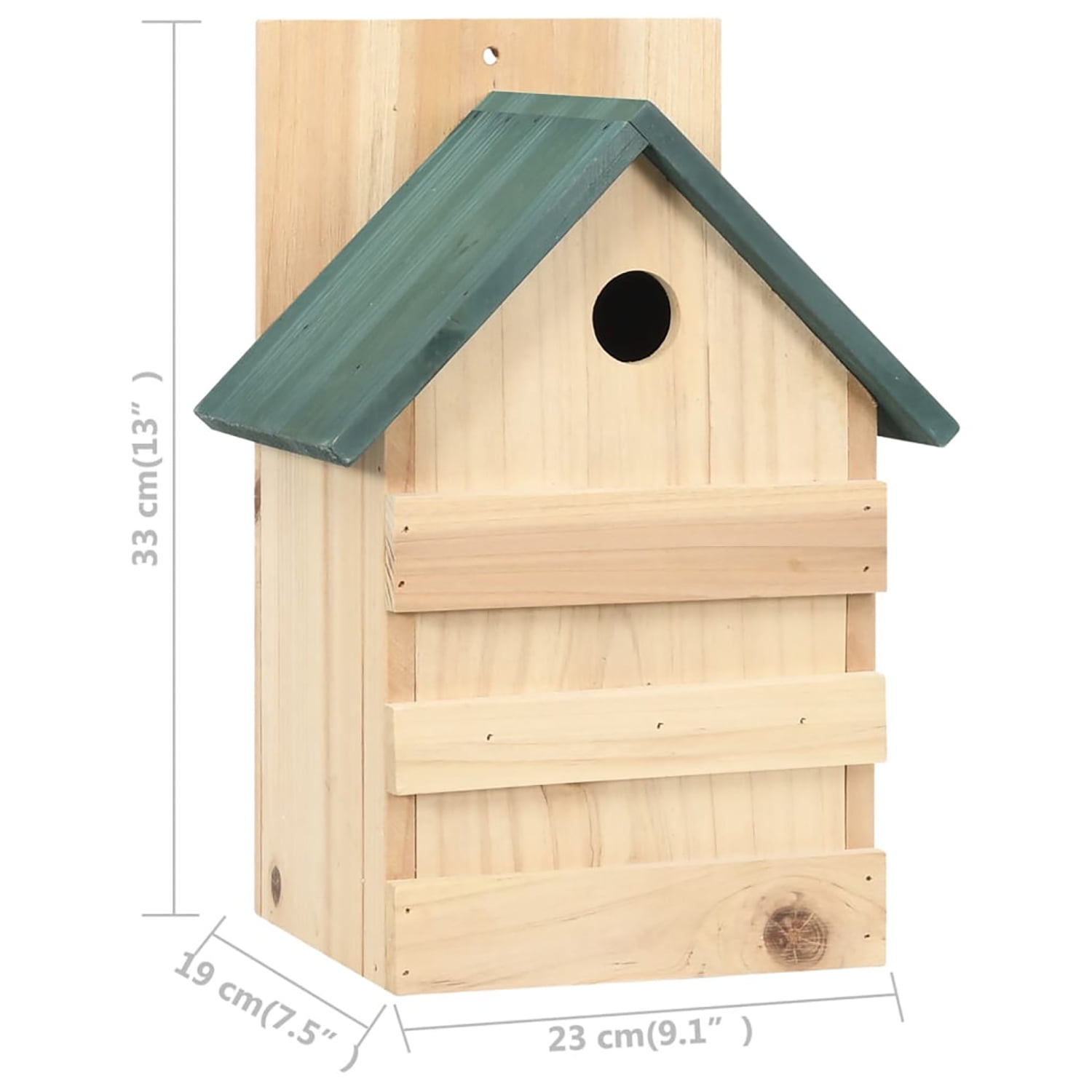 Pefilos 13" Bird Box House, 4 pcs Wood Bird Houses for Outside, Birdhouse for Clearance Garden Country Cottages, Beige Pefilos 13" Bird Box House, 4 pcs Wood Bird Houses for Outside, Birdhouse for Clearance Garden Country Cottages, Beige