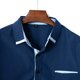 thumbnail image 5 of Blusa y camisa de manga larga con cuello vuelto para hombre, blusa informal de moda con cuello vuelto, camisa transpirable de manga larga, blusa para hombre, 5 of 8