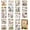 Bunny Gnome, variant on Easter Rub on Transfers for Crafts - 16 Pcs Watercolor Bunny Rub on Transfers for Furniture Vintage Rabbit Cross Flower Egg Transfer Decals for Wood DIY Glass Home Decor 5.9x5.9 Inch