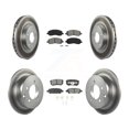thumbnail image 1 of Transit Auto Front Rear Coated Disc Brake Rotors and Semi-Metallic Pads Kit for Car Jeep Patriot Compass Dodge Caliber Chrysler Sebring Avenger 200 KGS-100702, 1 of 11