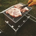 thumbnail image 3 of Amdohai Poêle de Camping Pliable Barbecue Gril Poêle BBQ en Acier Inoxydable Poêle à Bois Gril de Randonnée et Pique-Nique Extérieur, 3 of 8