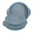 thumbnail image 1 of Mould 9 Inch Single Cake Mold  Silicone Model Baking Pan Corrugated Bottom High Temperature Resistant Bakeware Removable Base  Cake Baking Pans Cakes Moulds Springform Cake Pans for  Gray, 1 of 8
