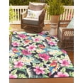 thumbnail image 2 of Jill Zarin Saint Lucia Caribbean Outdoor Washable Rug ,5' 3" x 8' 0",Multi, 2 of 5