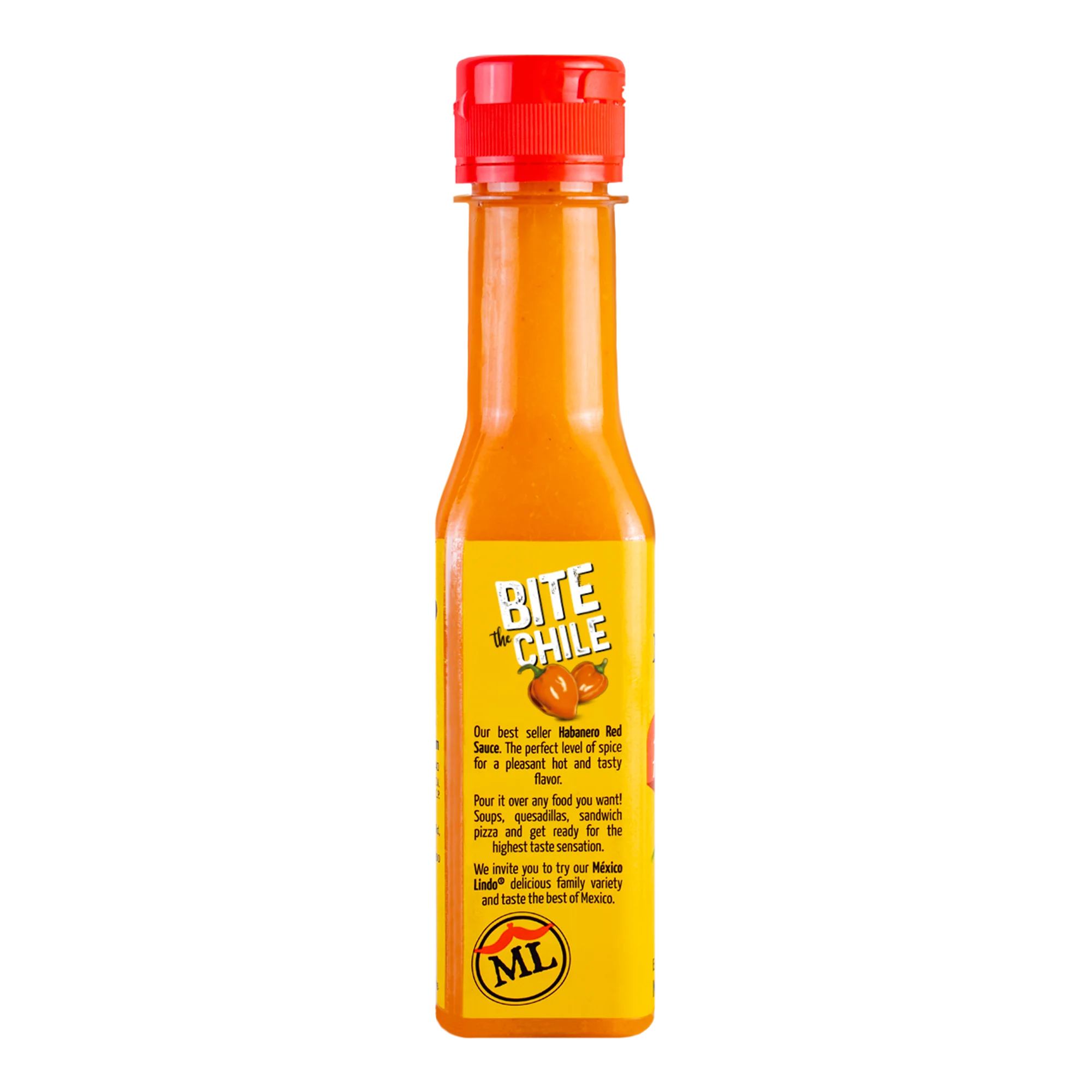 Mexico Lindo Habanero Red Hot Sauce, 5 oz, Pack of 6